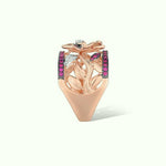 Bague Papillon Rose - Vignette | Esprit Papillon