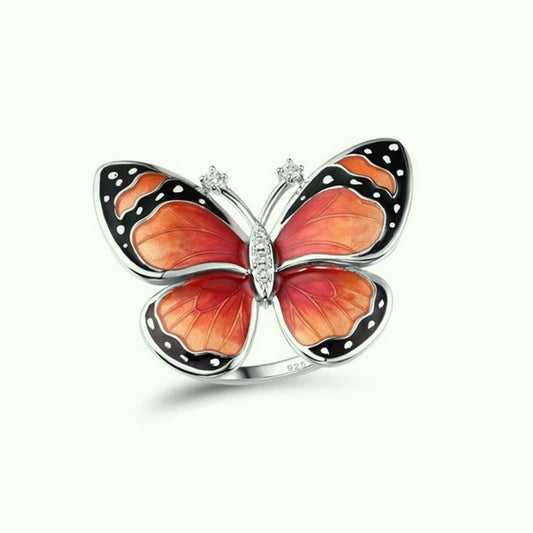 Bague-Argent-Femme-Papillon