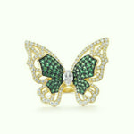 Gold Cocktail Butterfly Ring - Vignette | Esprit Papillon