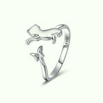 Cat Butterfly Ring - Vignette | Esprit Papillon