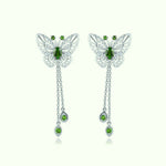 Crystal Butterfly Earrings - Vignette | Esprit Papillon