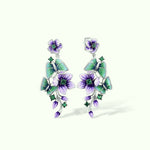 Boucles d'Oreilles Papillon Florales - Vignette | Esprit Papillon