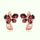 Boucles-d_Oreilles-Papillon-Grenat