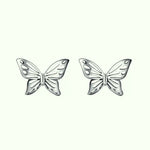 Boucles d'Oreilles Papillon Nervures - Vignette | Esprit Papillon