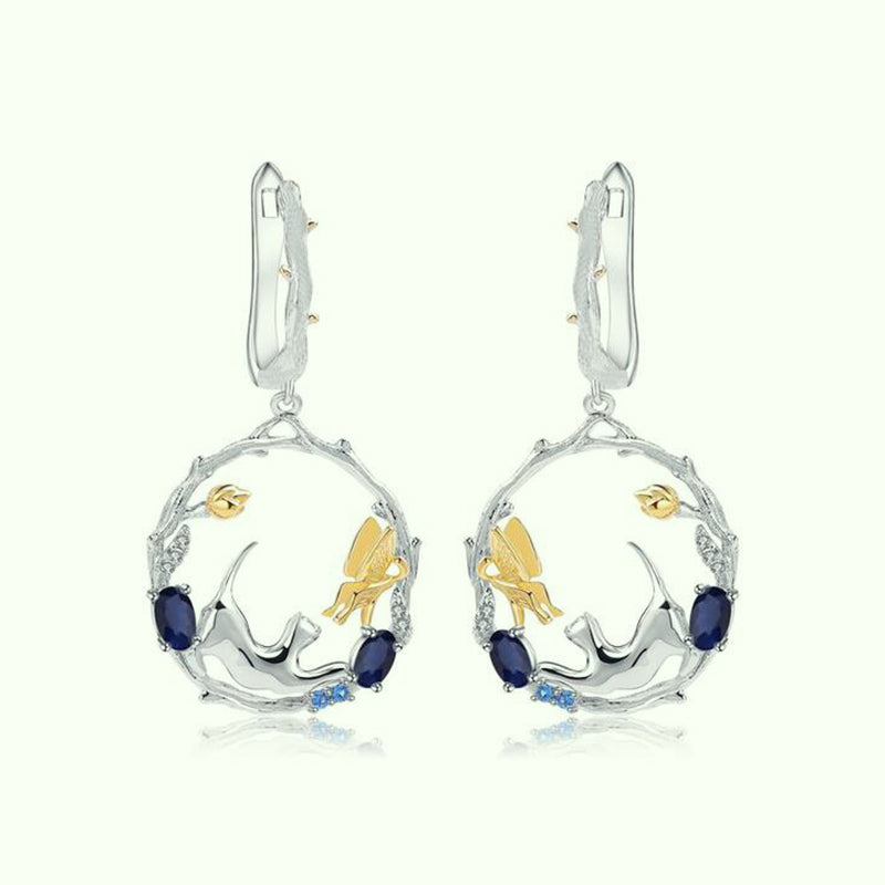 Boucles-d_Oreilles-Papillon-Saphir-avec-Chat
