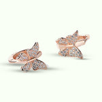 Boucles d'Oreilles Papillon Rose - Vignette | Esprit Papillon