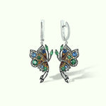 Boucles d'Oreilles Papillon Zircon - Vignette | Esprit Papillon