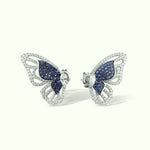 Boucles d'Oreilles Papillon Zirconium - Vignette | Esprit Papillon