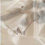 Bracelet Papillon Double (Ajustable) - Vignette | Esprit Papillon