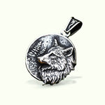 Pendentif Tête de Loup - Vignette | Esprit Papillon