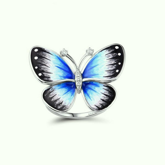 bague-papillon-bleu