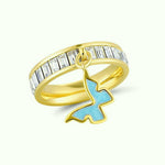 Bague Pendentif Papillon - Vignette | Esprit Papillon