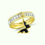 Bague Pendentif Papillon - Vignette | Esprit Papillon