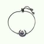 Bracelet Papillon Lune (Ajustable) - Vignette | Esprit Papillon