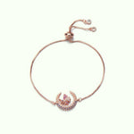 Bracelet Papillon Lune (Ajustable) - Vignette | Esprit Papillon