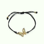 Bracelet Papillon Macramé (Ajustable) - Vignette | Esprit Papillon