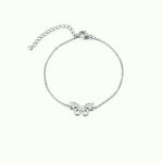 Bracelet Papillon Acier (Ajustable) - Vignette | Esprit Papillon
