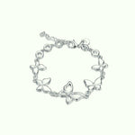 Bracelet Papillon Argent (Ajustable) - Vignette | Esprit Papillon