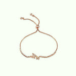 Bracelet Papillon Rose (Ajustable) - Vignette | Esprit Papillon