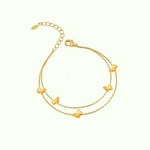 Bracelet Cheville Papillon (Ajustable) - Vignette | Esprit Papillon