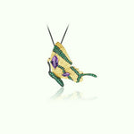 Women's Amethyst Butterfly Necklace - Vignette | Esprit Papillon