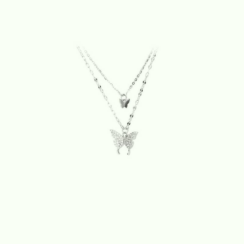 collier-papillon-argent
