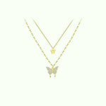 Silver Butterfly Necklace - Vignette | Esprit Papillon