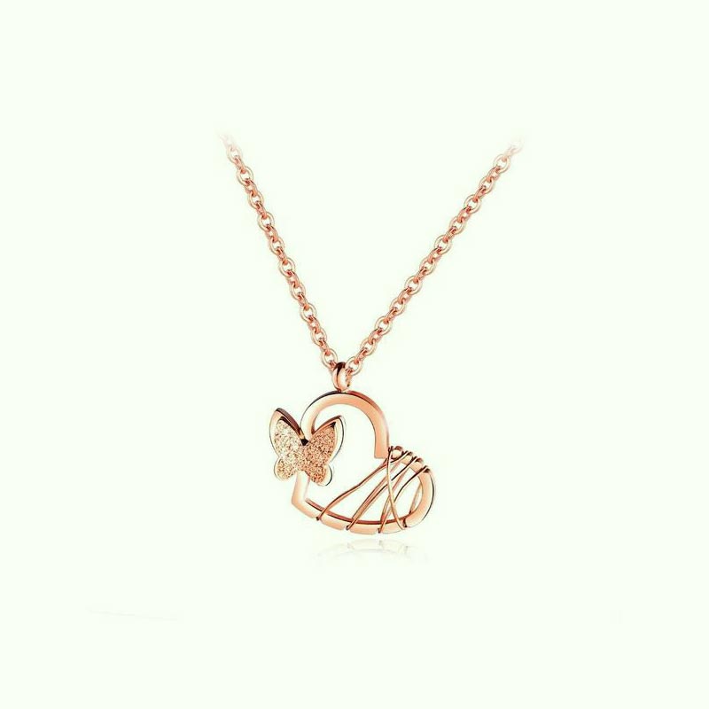 Analyzing image    collier-papillon-coeur-plaque-or-rose