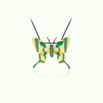 Agate Stone Butterfly Necklace - Vignette | Esprit Papillon