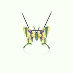 Amethyst Stone Butterfly Necklace - Vignette | Esprit Papillon