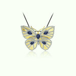 Blue Sapphire Butterfly Necklace - Vignette | Esprit Papillon