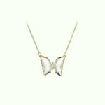 Glass Butterfly Necklace - Vignette | Esprit Papillon