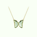 Glass Butterfly Necklace - Vignette | Esprit Papillon