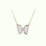 Glass Butterfly Necklace - Vignette | Esprit Papillon