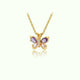 Zircon Butterfly Necklace