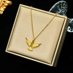 Pendentif Aigle Doré - Vignette | Esprit Papillon