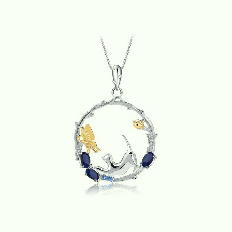 collier-saphir-papillon-et-chat
