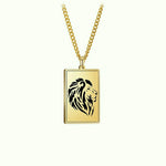 Médaille Lion Dorée - Vignette | Esprit Papillon
