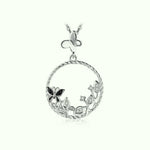 Circle Butterfly Pendant - Vignette | Esprit Papillon