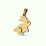 Pendentif Lapin Femme - Vignette | Esprit Papillon
