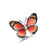 Bague Papillon Rouge