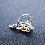 Blue Topaz Triple Butterfly Ring - Vignette | Esprit Papillon