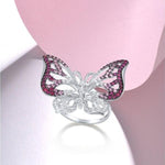 Silver Butterfly Ring - Vignette | Esprit Papillon