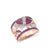 Bague Papillon Rose