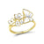 Bague Orchidée Papillon