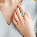Bague Papillon Or Jaune - Vignette | Esprit Papillon