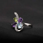 Bague Papillon Pierres Zircon - Vignette | Esprit Papillon
