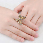 Butterfly Agate Druzy Ring - Vignette | Esprit Papillon