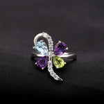 Bague Papillon Pierres Zircon - Vignette | Esprit Papillon