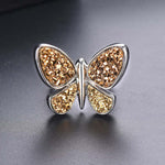 Butterfly Agate Druzy Ring - Vignette | Esprit Papillon